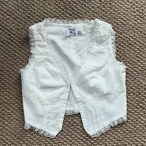 Princess Polly white top - size 4